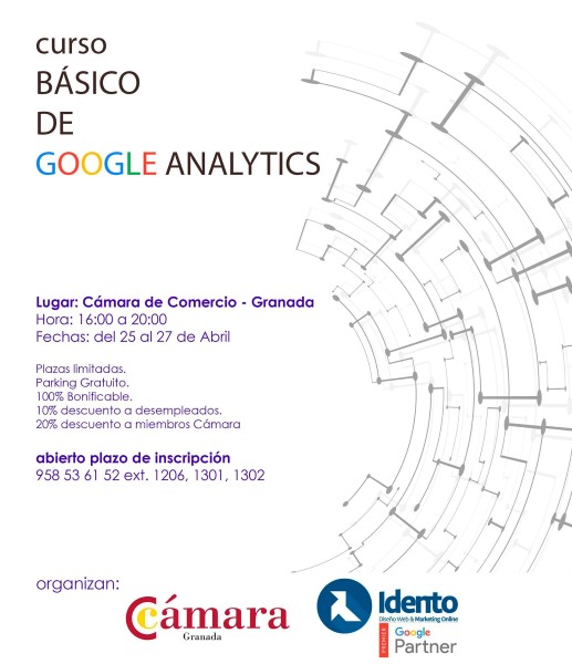 Programa del curso de Google Analytics impartido por Idento