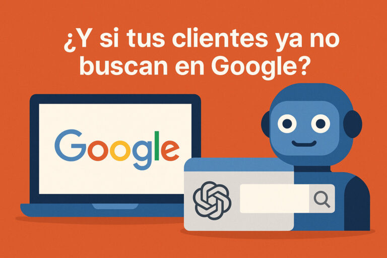 🤖 ¿Y si tus clientes ya no buscan en Google? Prepárate para un mundo donde ChatGPT es el nuevo punto de partida