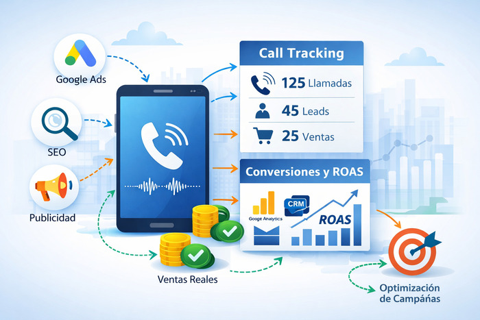 Gu&iacute;a de medici&oacute;n y atribuci&oacute;n de llamadas de marketing digital y entorno online - Blog Idento