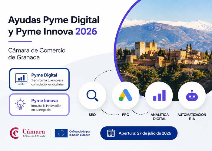 Ayudas subvenciones PYME Digital y PYME Innova 2026 - Granada - Cámara de Comercio - Blog Idento
